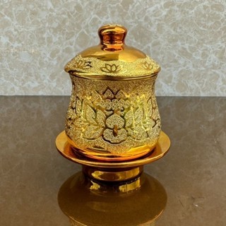  Bộ thờ cúng gốm sứ Kim Sa Cao Cấp lư hương bát nhang bình đĩa áng chum ly đèn dầu ống cát vàng trắng vỉ hứng tàn 