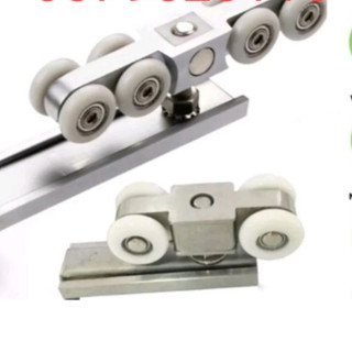 con trượt cửa lùa, bi treo cửa lùa, bánh xe cửa lùa treo.ray nhôm .4 bánh,8 bánh. cửa nhôm