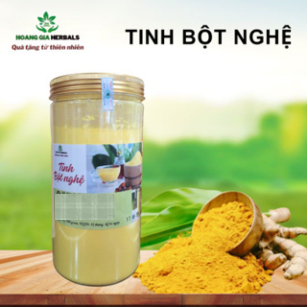 Tinh bột nghệ nguyên chất organic chứa nano curcumin tốt cho dạ dày và phụ nữ sau sinh, đẹp da