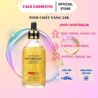 Serum tinh chất vàng Úc Australia 24K chai 100ml + Thanh lăn Massage Face_cosmetic