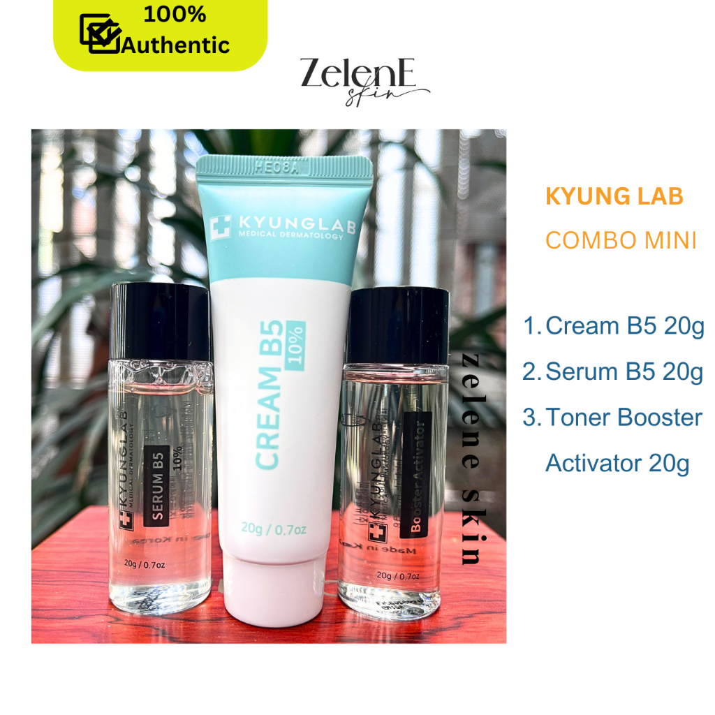 Set Dưỡng Da Mini 3 Món Kyung Lab (Nước Thần, Serum B5, Kem Dưỡng B5 20g)