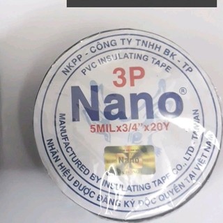 BĂNG KEO ĐIỆN NANO MÀU ĐEN (10 CUỘN)