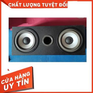 Vỏ thùng loa bass 16 cm - 1 tấc 6  làm sub kép hoặc loa full nm - sub ô tô vi tính