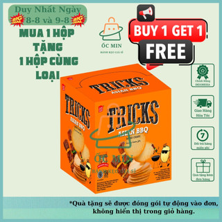 Bánh khoai tây tricks, tricks baked potato, crisps asian bbq, vị thịt nướng , hộp 10 gói, 120gr