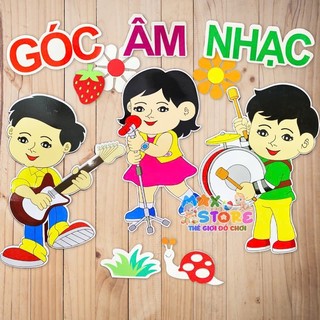 30 tranh góc lớp mầm non bằng xốp - trang trí góc mầm non