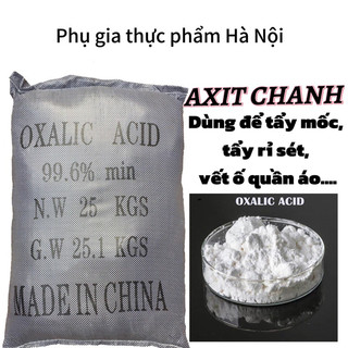 1kg Axit Chanh Oxalic, Bột tẩy rửa công nghiệp, tẩy trắng quần áo
