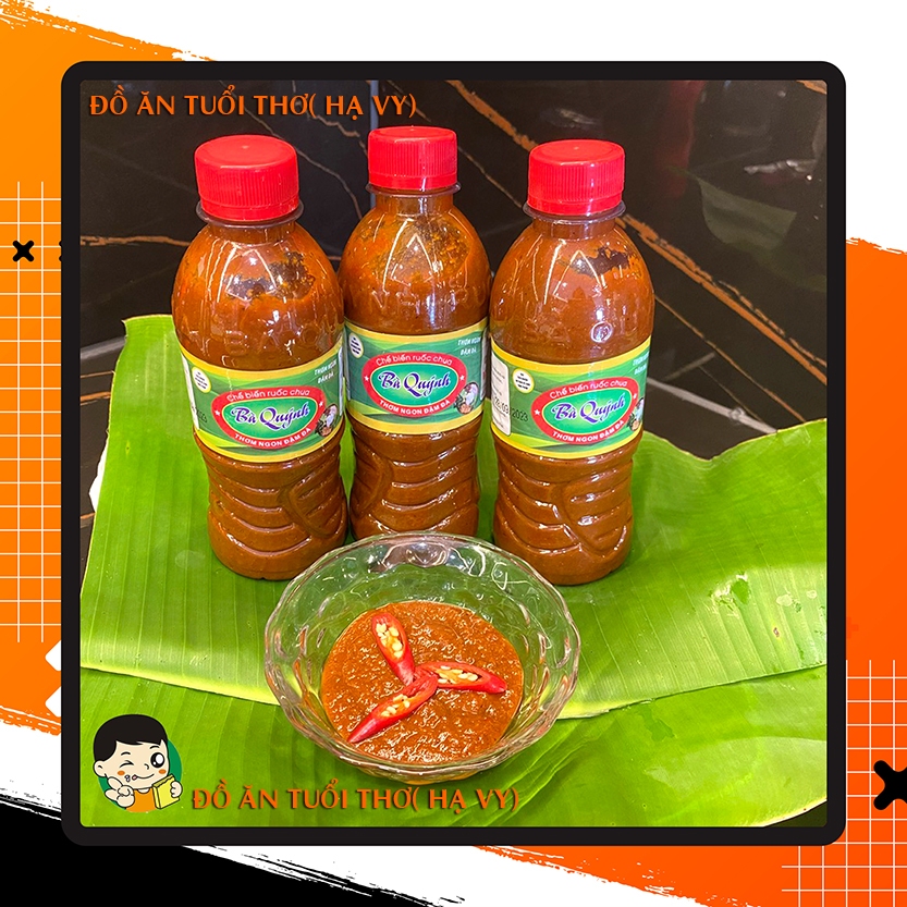 mắm ruốc chua cay - mắm tép bà Quýnh đặc sản Nghệ An(Đô Lương)