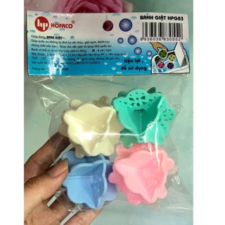 Banh giặt quần áo trong máy giặt 4 banh/ gói HPG83 - Chính hãng nhựa Hồng Phát
