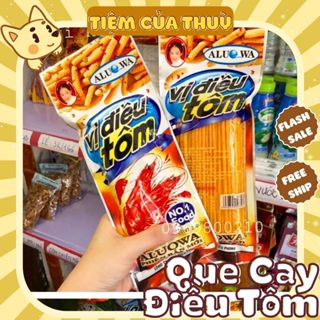  Tăm Cay Tôm Điều Vị Trẻ Em Cay Đặc Biệt💢tăm cay cổng trường đồ ăn vặt ăn vặt tuổi thơ hot 