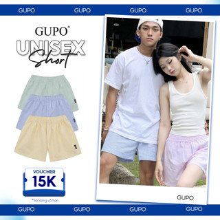 Quần Đùi Ngủ GOODNIGHT GUPO Cao Cấp Vải Oxford Form Trên Gối Cho Nam và Nữ