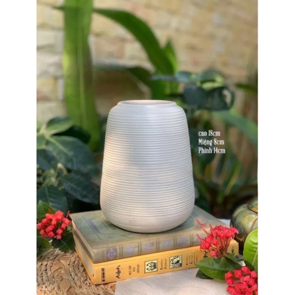 Bình hoa dáng ĐU ĐỦ, gốm sứ Bát Tràng, nhiều kích thước 18-27-29cm, nhiều màu