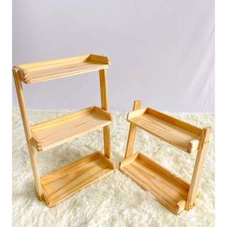 Kệ Gia Vị Gỗ Thông Đa Năng 2 và 3 Tầng - Kệ Để Chai Lọ Gia Vị Nhà Bếp Cao Cấp Xuất Khẩu