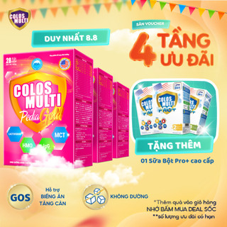 Combo 3 hộp sữa non Colosmulti giúp tăng cân, ăn ngon: Pedia, A0, A1, Grow IQ, Biotic, Pedia Gold