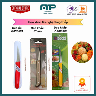   Chính Hãng  Dao tỉa hoa quả KIWI KOMKOM Made in ThaiLand các loại khắc tỉa rau củ quả 
