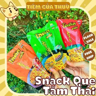 1 GÓI Bim Bim Tăm Que Thái Lan, snack tăm thái, đồ ăn vặt tuổi thơ cổng trường, Tiệm ăn vặt Thuỳ Bùi