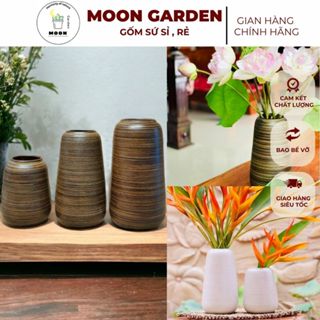 Bình hoa dáng ĐU ĐỦ, gốm sứ Bát Tràng, nhiều kích thước 18-27-29cm, nhiều màu