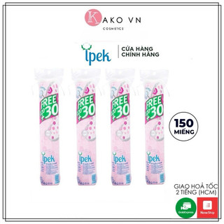 Bông tẩy trang IPEK Cotton Pads, 150 miếng