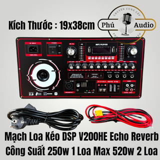 Mạch Loa Kéo DSP Echo Reverb 250~520w