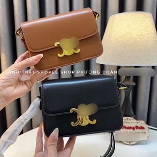 [HÀNG LOẠI 1] Túi CL da trơn khoá đồng size 18cm-20cm kèm hộp