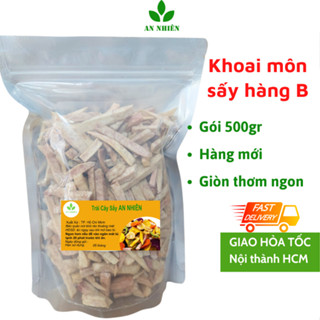  Khoai môn sấy hàng B gói 500gr trái cây sấy An Nhiên 