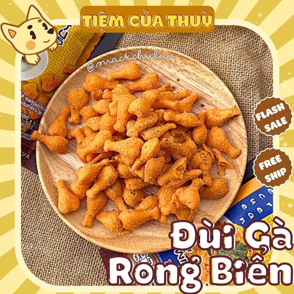 500G Đùi Gà Rong Biển (TẶNG 1 Nem Nướng Phên), Bánh Quẩy Đùi Gà, Đùi Gà Phô Mai, Tiệm Ăn Vặt Thuỳ Bùi