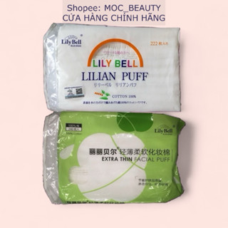 Combo 4gói bông tẩy trang Lily Bell - bản Trung
