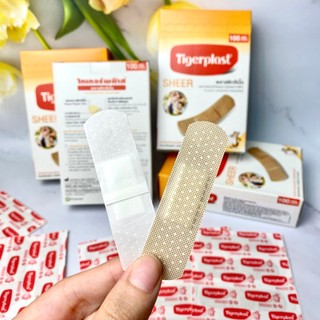 BĂNG CÁ NHÂN THÁI LAN TIGERPLAST SHEER hộp 100 cái giúp bảo vệ vết thương