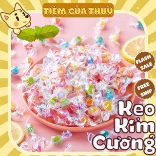Kẹo Điều Ước, Kẹo Hạc Giấy / Kẹo Kim Cương Hương Vị Trái Cây Mix Vị Nhiều Màu