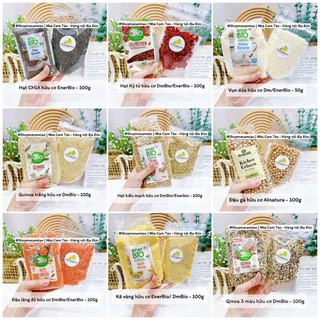  Gói 100g các loại ĐẬU - HẠT hữu cơ nấu ăn dặm cho bé 