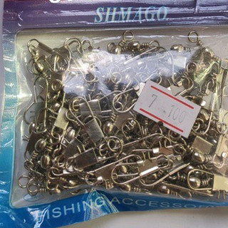 100 chiếc khóa link ma ní loại 1 khóa link câu cá siêu khỏe