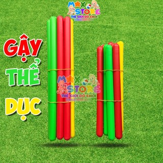 Combo 5 gậy thể dục mầm non nhiều màu - đồ chơi mầm non thông tư 02