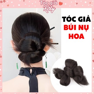  Tóc búi giả cô dâu Koty búi tóc giả công chúa hình nụ hoa phong cách cổ điển T322 