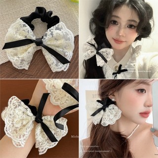 Buộc Tóc Srunchies Nơ Ren Tiểu Thư
