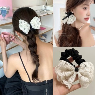 Buộc Tóc Srunchies Nơ Ren Tiểu Thư