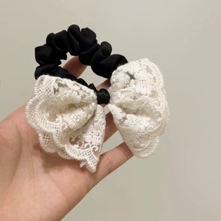 Buộc Tóc Srunchies Nơ Ren Tiểu Thư