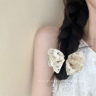 Buộc Tóc Srunchies Nơ Ren Tiểu Thư