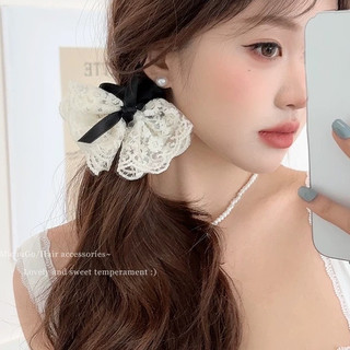 Buộc Tóc Srunchies Nơ Ren Tiểu Thư