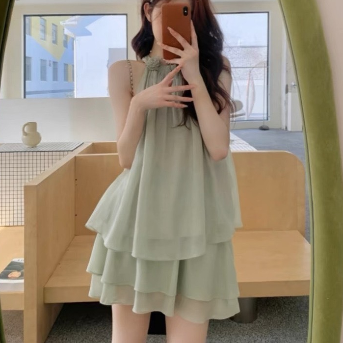 Set áo kiểu tiểu thư chất voan tơ kèm chân váy xoè bánh bèo nữ tính B378 SUTANO | BigBuy360 - bigbuy360.vn