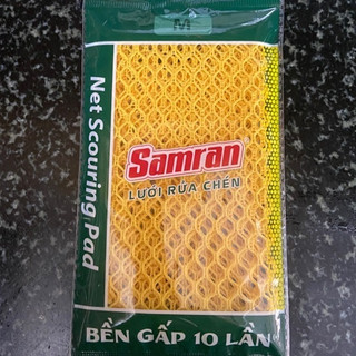 Giẻ lưới rửa chén bát cao cấp samran vàng bền gấp 10 lần
