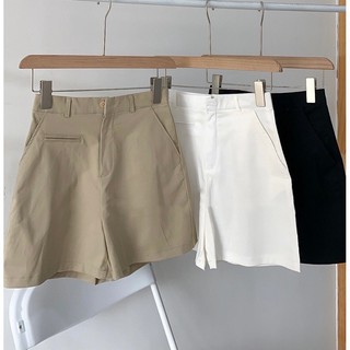 Quần Short Đùi Nữ Kaki Dáng Lửng, Quần Sooc Ống Rộng Kaki Mềm Mát THUS60 (FORM NHỎ) THUS60