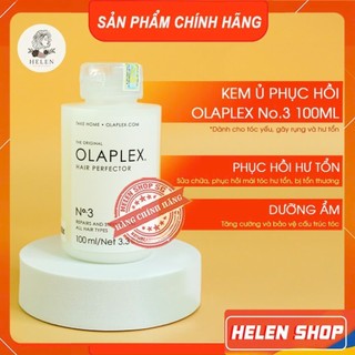 Kem Ủ Tóc OLAPLEX No3 Hair Perfector 100ml Phục Hồi Tóc Hư Tổn, Cấp Ẩm, Chăm Sóc Tóc, Hàn Gắn Tăng Cường Liên Kết Tóc