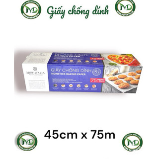 Giấy chống dính Moriitalia - giấy nướng bánh không thấm dầu - giấy nến