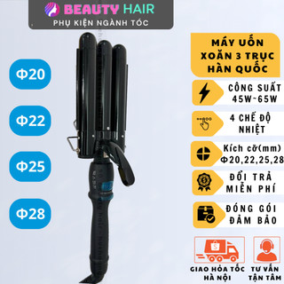 [Hàn Quốc] Máy Uốn Xoăn Sóng Nước 3 Trục ( Hàng chuẩn salon)