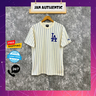 Áo Thun NEW ERA LA Kem Sọc Xanh Auth | Jan.Authentic
