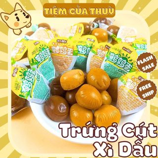 Trứng cút ngâm xì dầu bách thảo gói 3 quả, trứng cút xì dầu nội địa, tiệm ăn vặt thuỳ bùi
