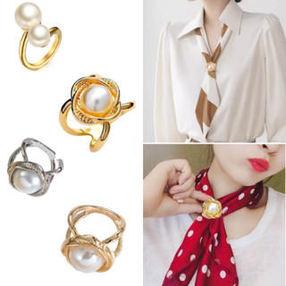  Nút khoen thắt khăn- Khuy cài áo cài khăn lụa váy măng tô làm nơ tạo kiểu đa năng cao cấp- đính ngọc 