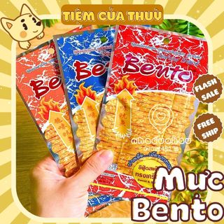 Mực BENTO Cay Dây 12 Gói Siêu HOT ĐỒ ĂN VẶT, Tiệm Ăn Vặt Thuỳ Bùi