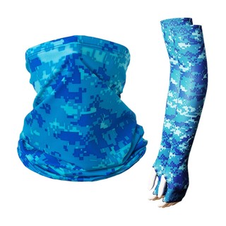 combo gang tay câu cá + khăn quấn cổ daiwa