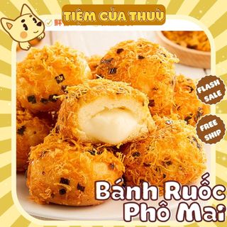 Bánh ruốc chà bông phô mai, bánh ruốc nhân phô mai, bánh ruốc phô mai rong biển