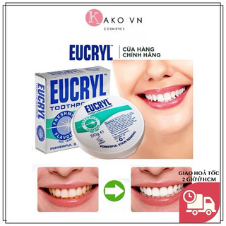 Bột Tẩy Trắng Răng Eucryl Powerful Stain Removal Toothpowder 50g
